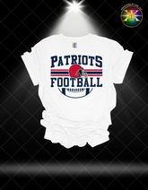 Patriots Football Sublimation Shirt Transfer (10-11 inches in width)